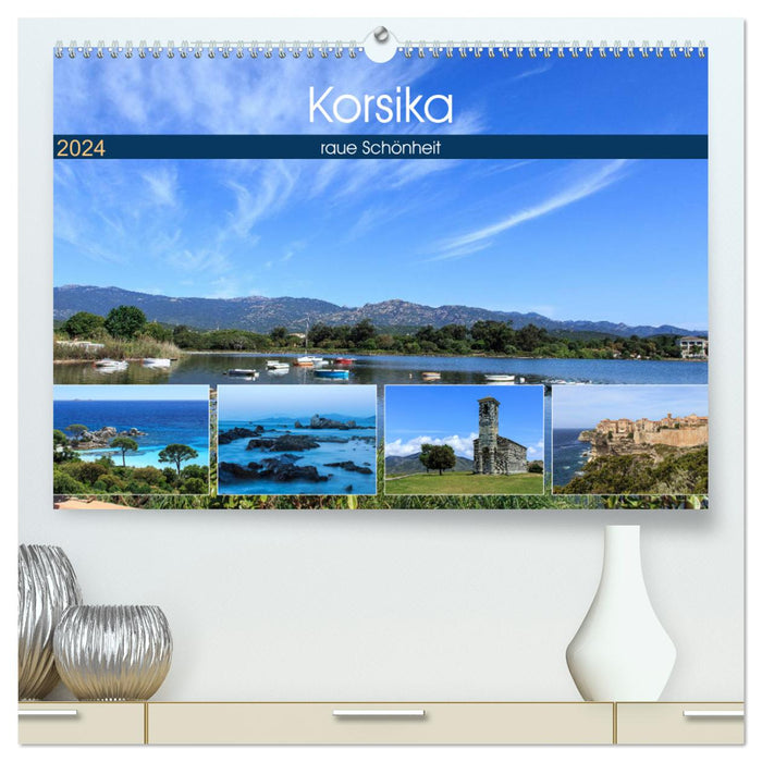 Korsika - raue Schönheit (CALVENDO Premium Wandkalender 2024)