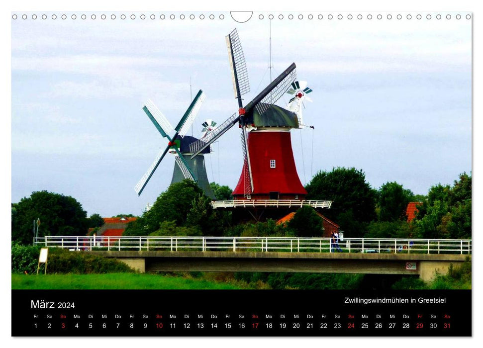 Ostfriesland verzaubert! (CALVENDO Wandkalender 2024)