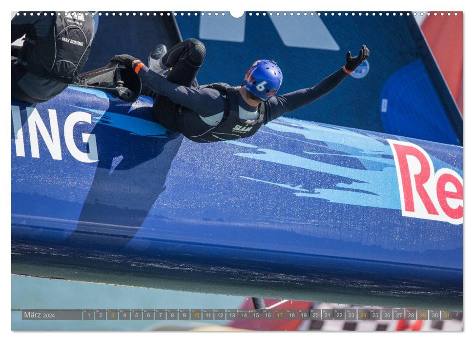 All In Racing – Sailing at the Limit – Photographies de Jens Hoyer (Calendrier mural CALVENDO 2024) 