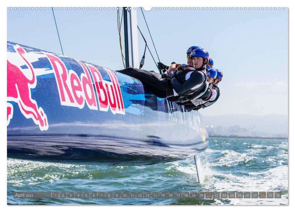 All In Racing – Sailing at the Limit – Photographies de Jens Hoyer (Calendrier mural CALVENDO 2024) 