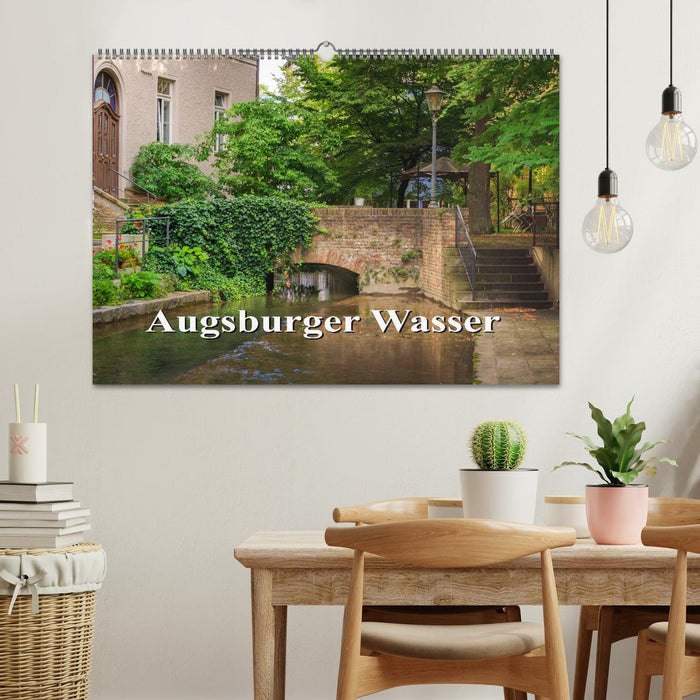 Augsburger Wasser (CALVENDO Wandkalender 2024)