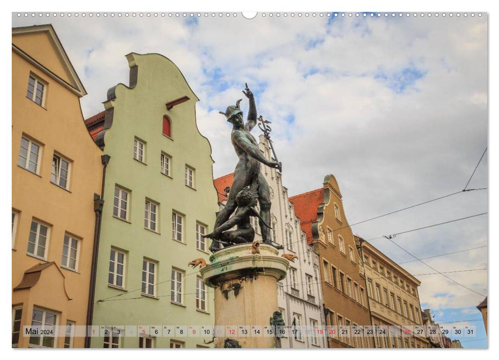 Augsburger Wasser (CALVENDO Wandkalender 2024)