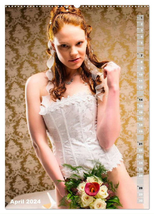 Die Braut - ein erotischer Fotokalender (CALVENDO Wandkalender 2024)
