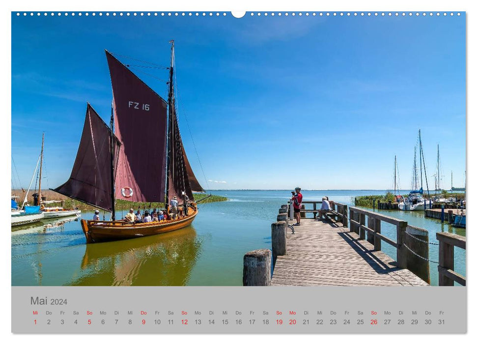Ostsee, Fischland-Darß (CALVENDO Wandkalender 2024)