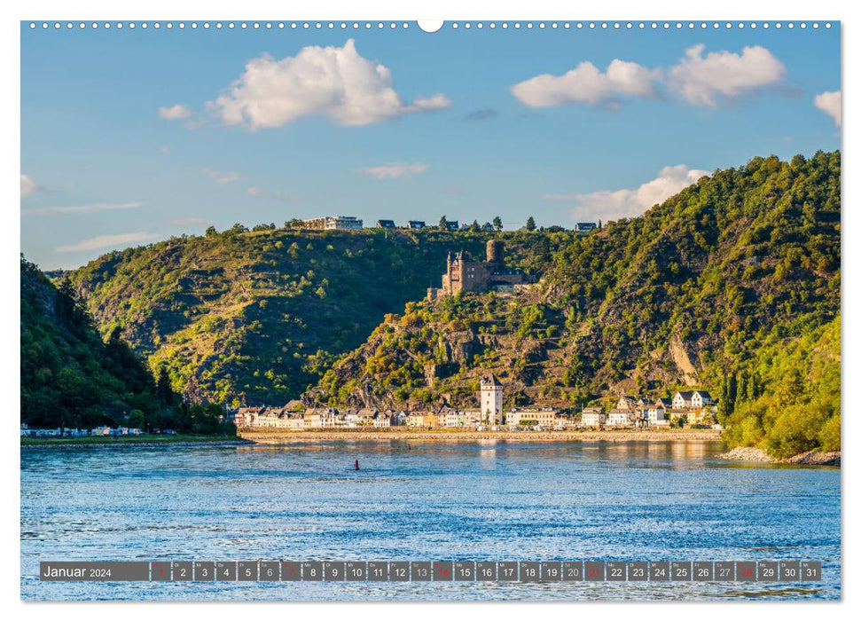 Paysage culturel de la vallée du Haut-Rhin moyen III (Calvendo Premium Wall Calendar 2024) 