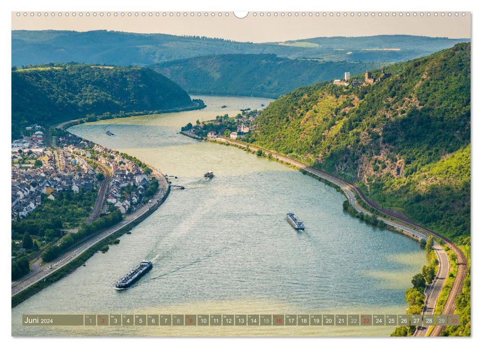 Paysage culturel de la vallée du Haut-Rhin moyen III (Calvendo Premium Wall Calendar 2024) 