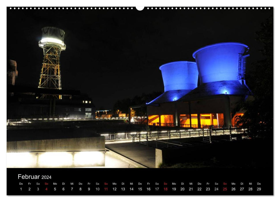 Culture industrielle Ruhr (Calendrier mural CALVENDO Premium 2024) 