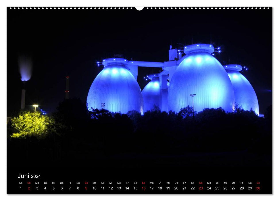 Culture industrielle Ruhr (Calendrier mural CALVENDO Premium 2024) 