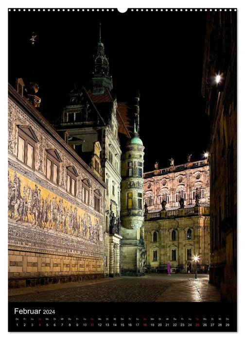 Die wunderschöne Stadt Dresden (CALVENDO Wandkalender 2024)