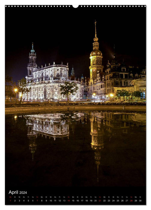 Die wunderschöne Stadt Dresden (CALVENDO Wandkalender 2024)