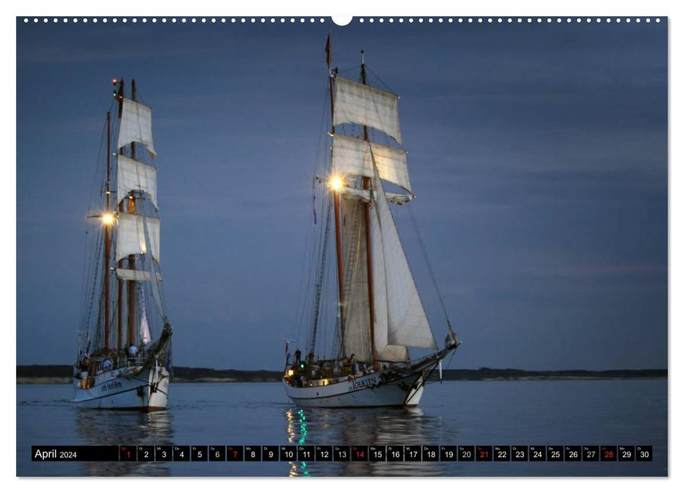 Hanse Sail (CALVENDO Premium Wandkalender 2024)
