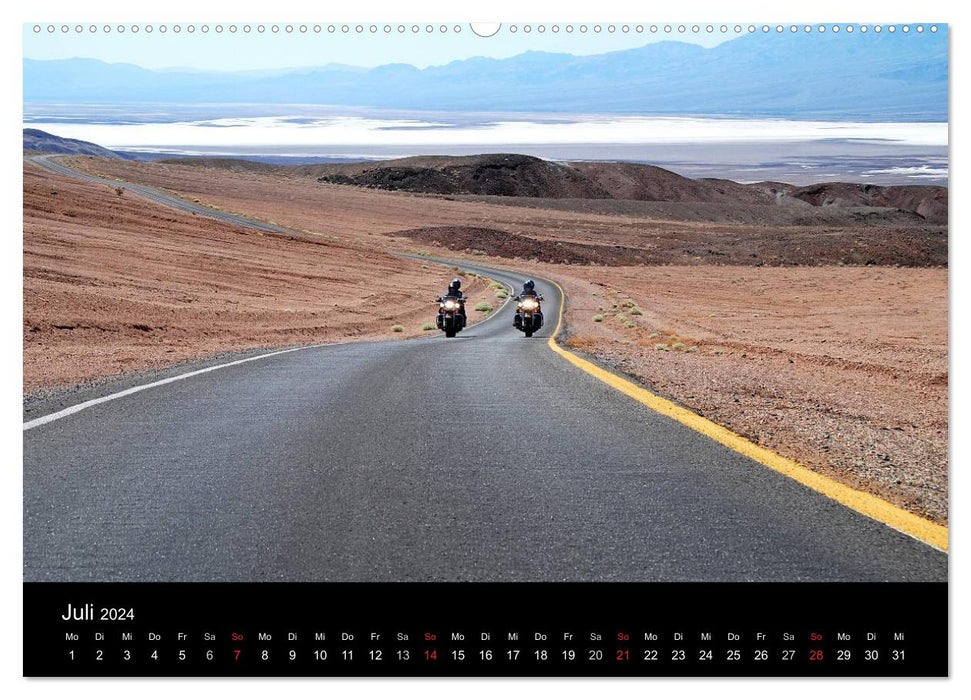 Born to be Wild - Mit der Harley durch den Südwesten der USA (CALVENDO Premium Wandkalender 2024)