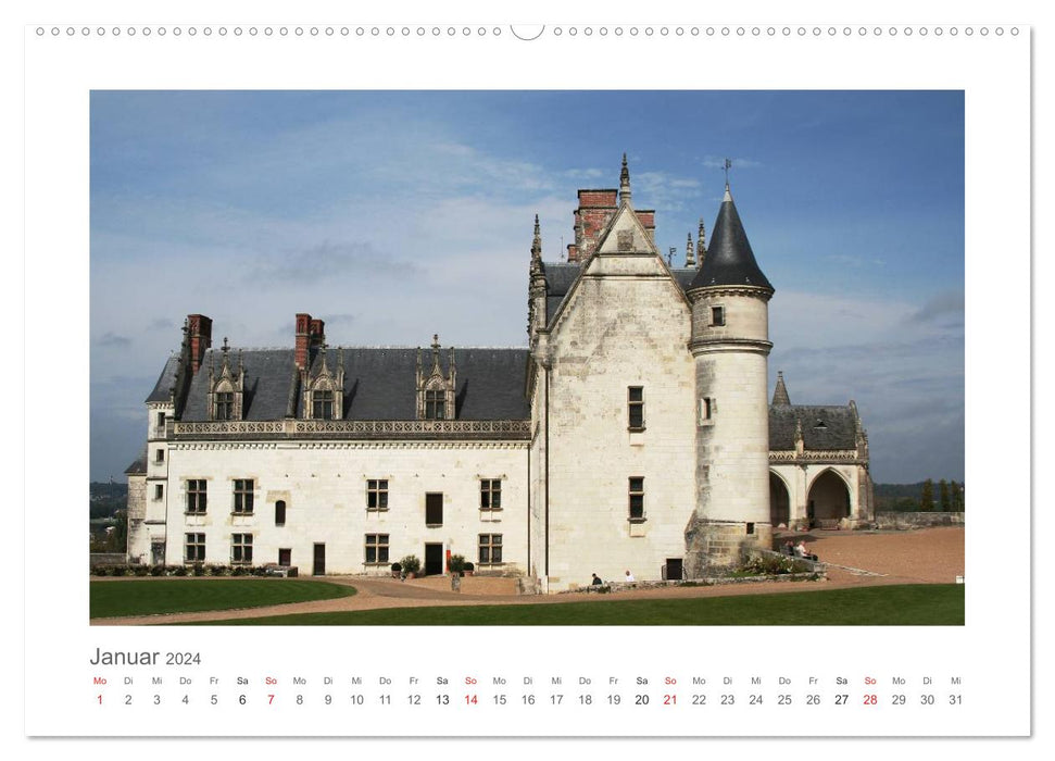 Unterwegs an der Loire (CALVENDO Wandkalender 2024)