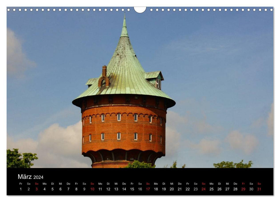 Cuxhaven an der Nordsee (CALVENDO Wandkalender 2024)