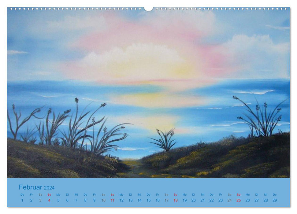 Kunstkalender 2024 - Augenblicke der Malerei (CALVENDO Wandkalender 2024)