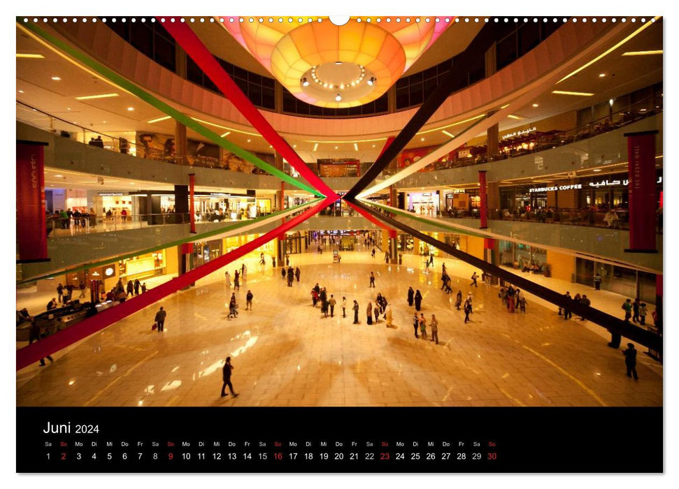 Dubai und Abu Dhabi (CALVENDO Wandkalender 2024)