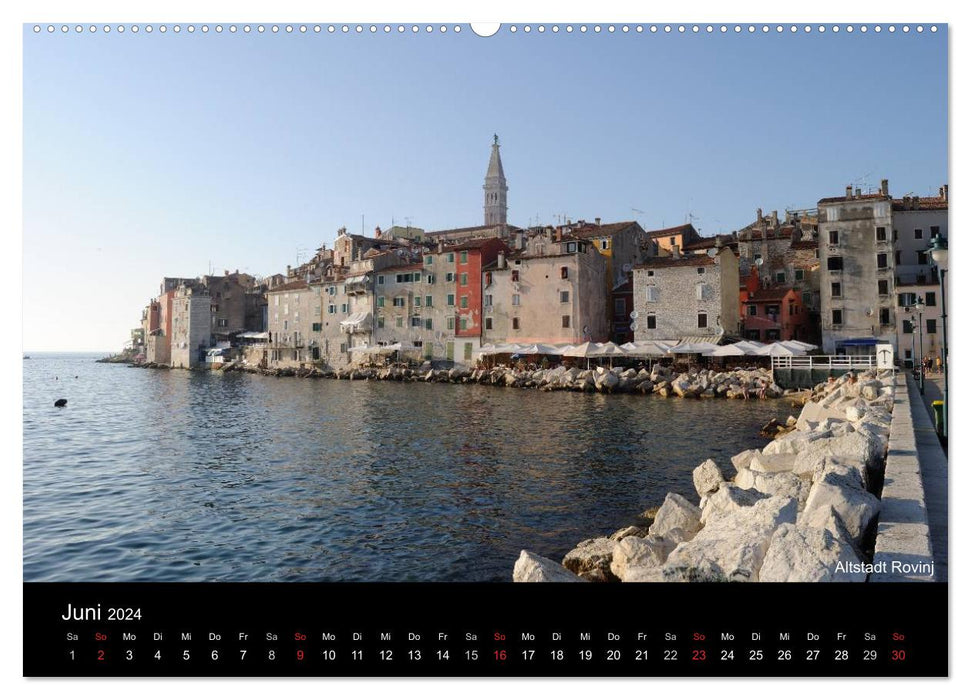 ISTRIEN - Die Perle Kroatiens (CALVENDO Wandkalender 2024)
