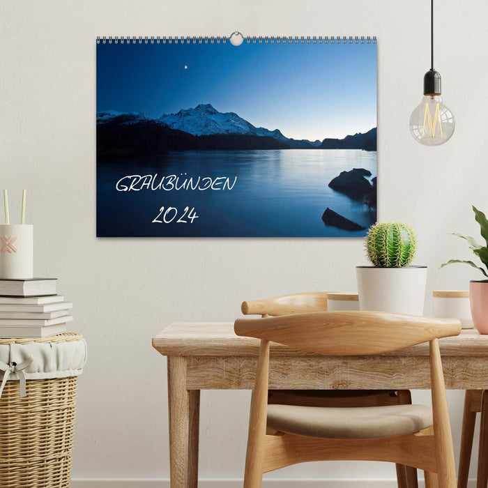 Graubünden - Die schönsten Bilder (CALVENDO Wandkalender 2024)