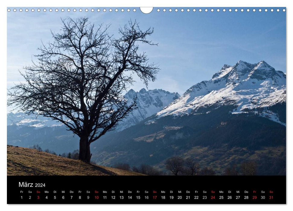 Graubünden - Die schönsten Bilder (CALVENDO Wandkalender 2024)