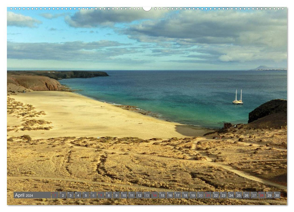 Urlaub auf Lanzarote (CALVENDO Wandkalender 2024)