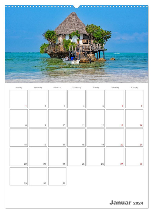 Sansibar - Traumreiseziel (CALVENDO Wandkalender 2024)