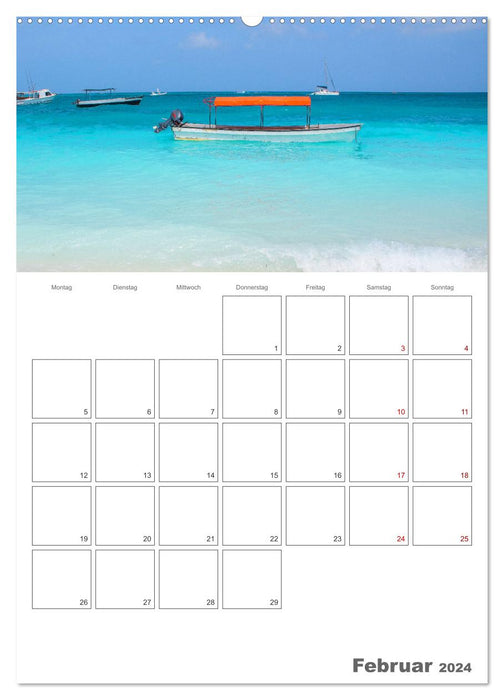 Sansibar - Traumreiseziel (CALVENDO Premium Wandkalender 2024)