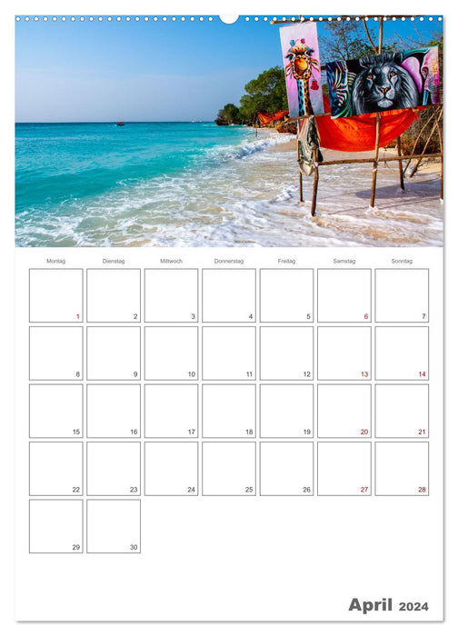 Sansibar - Traumreiseziel (CALVENDO Premium Wandkalender 2024)