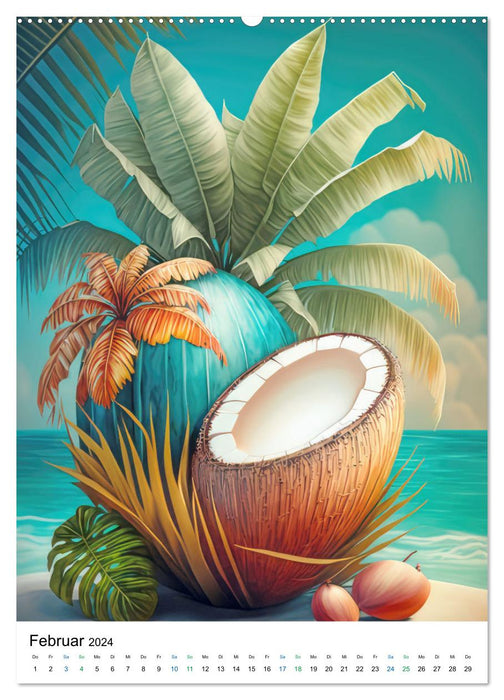 Tropische Träumereien (CALVENDO Wandkalender 2024)