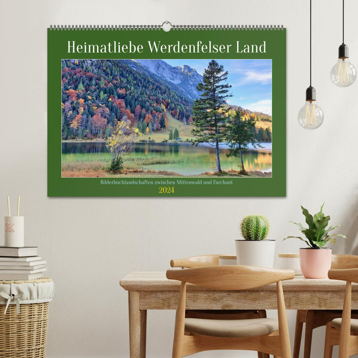 Heimatliebe Werdenfelser Land - Bilderbuchlandschaften zwischen Mittenwald und Farchant (CALVENDO Wandkalender 2024)