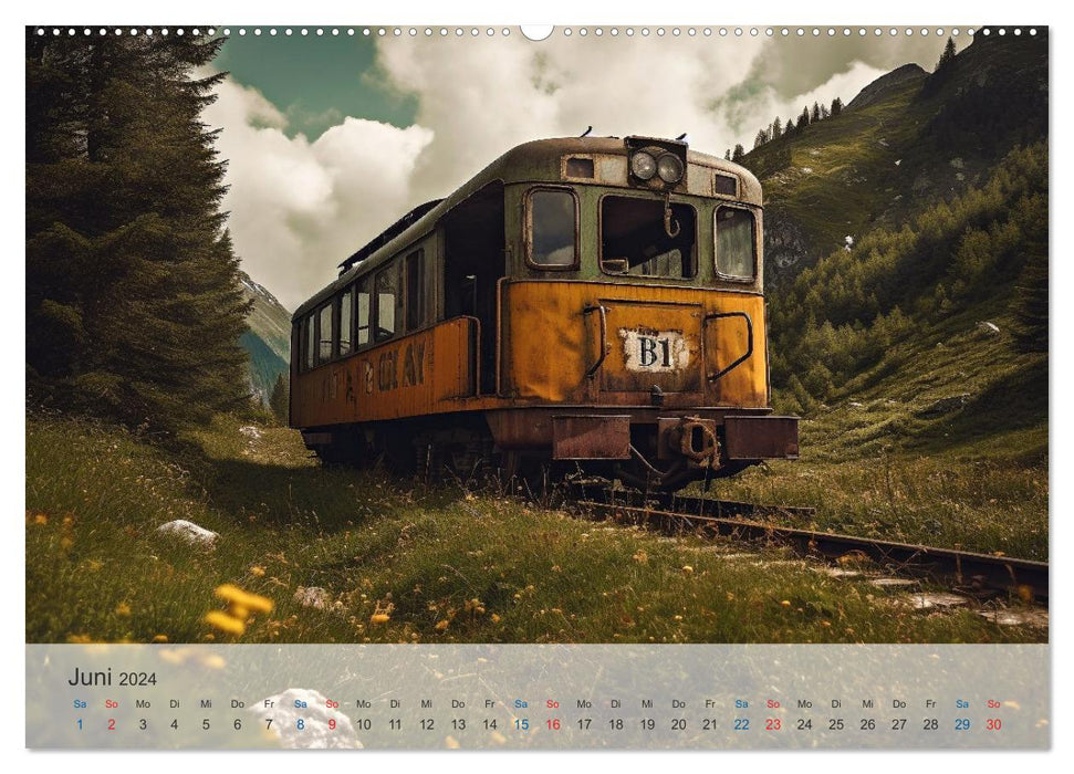 Alte Maschinen - verlassene Lieblinge (CALVENDO Premium Wandkalender 2024)