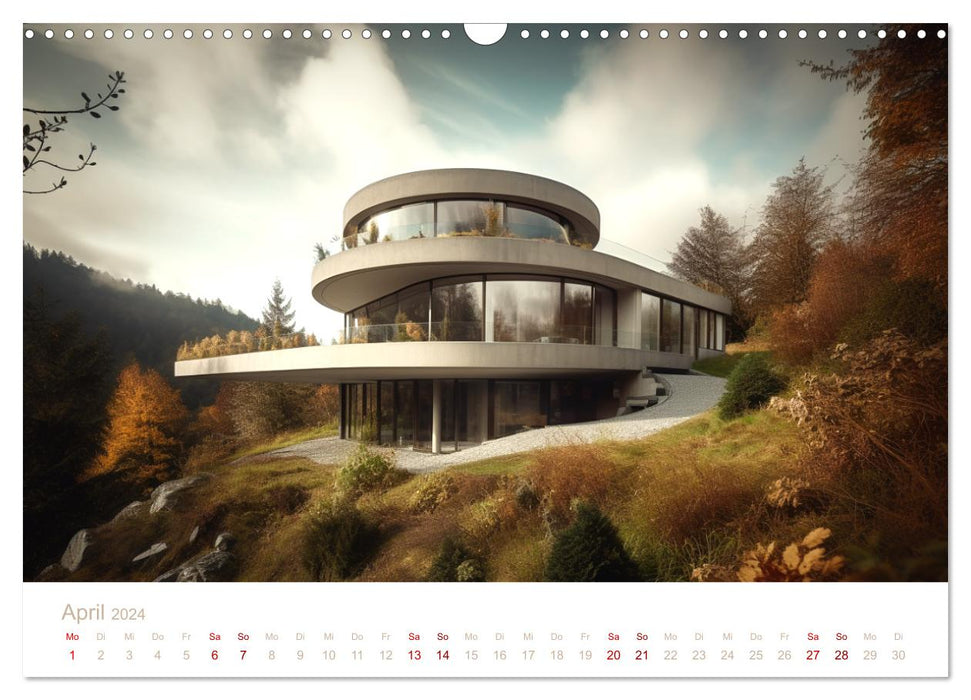 Häuser in den Bergen (CALVENDO Wandkalender 2024)