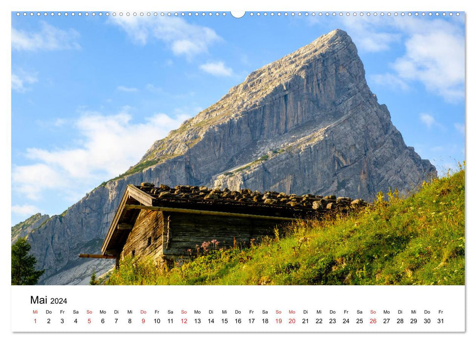 Berchtesgadener Berge im Licht (CALVENDO Premium Wandkalender 2024)