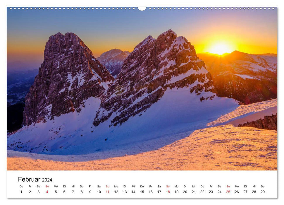 Berchtesgadener Berge im Licht (CALVENDO Wandkalender 2024)