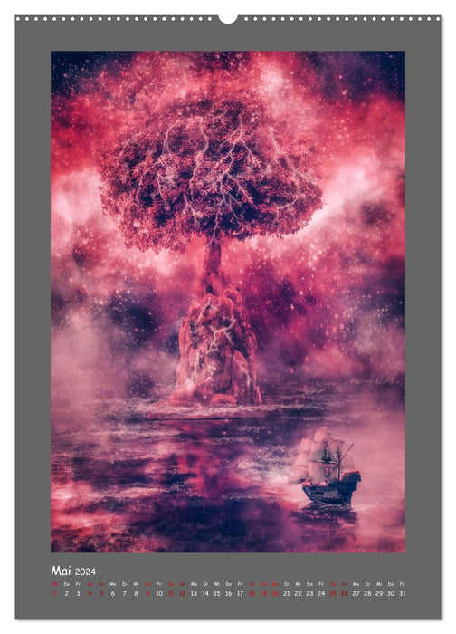 Yggdrasil - Der Baum des Lebens (CALVENDO Wandkalender 2024)