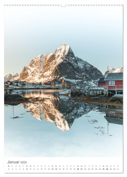 Die Lofoten – Landschaftsfotografien aus Nordnorwegen (CALVENDO Premium Wandkalender 2024)