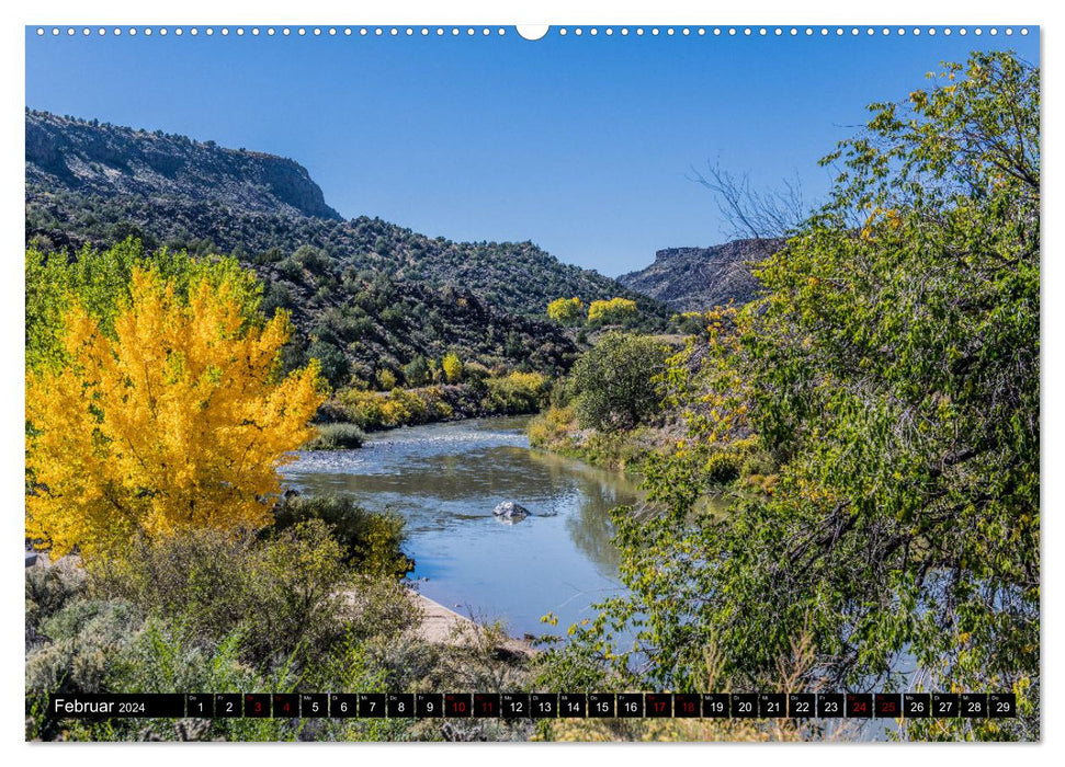 Land of Enchantment - Autumn in New Mexico (CALVENDO Premium Wall Calendar 2024) 
