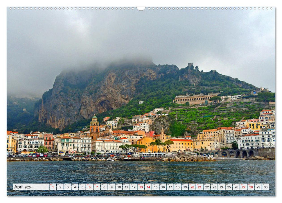 Fantastic CAMPANIA, a journey from Vesuvius to Sorrento (CALVENDO Premium Wall Calendar 2024) 
