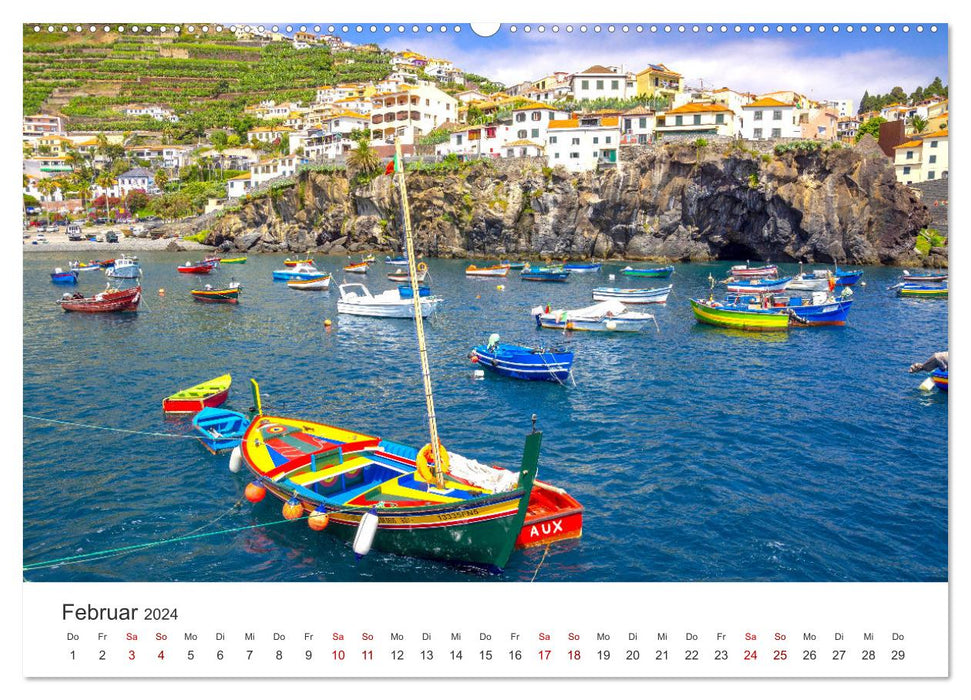 Madeira - Die Blumeninsel im Atlantik. (CALVENDO Wandkalender 2024)