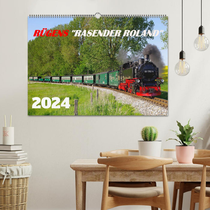 Rügen's "Racing Roland" (CALVENDO wall calendar 2024) 