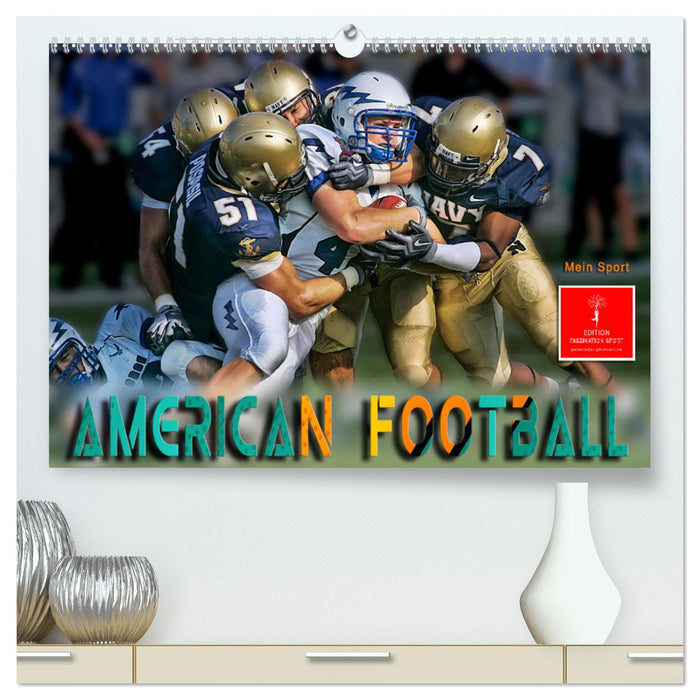 Football américain - mon sport (Calvendo Premium Wall Calendar 2024) 