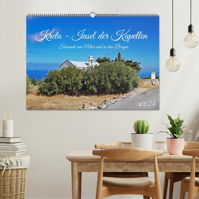 Kreta - Insel der Kapellen (CALVENDO Wandkalender 2024)