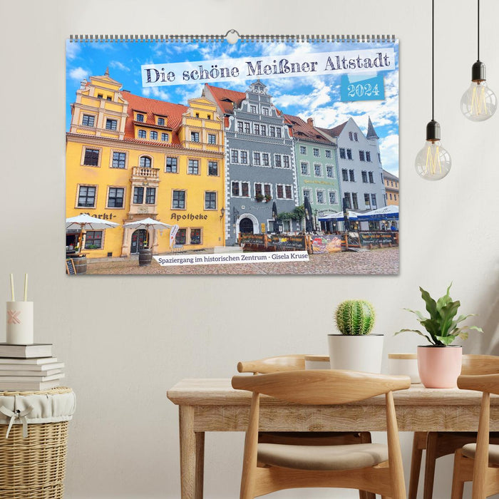 Die schöne Meißner Altstadt (CALVENDO Wandkalender 2024)