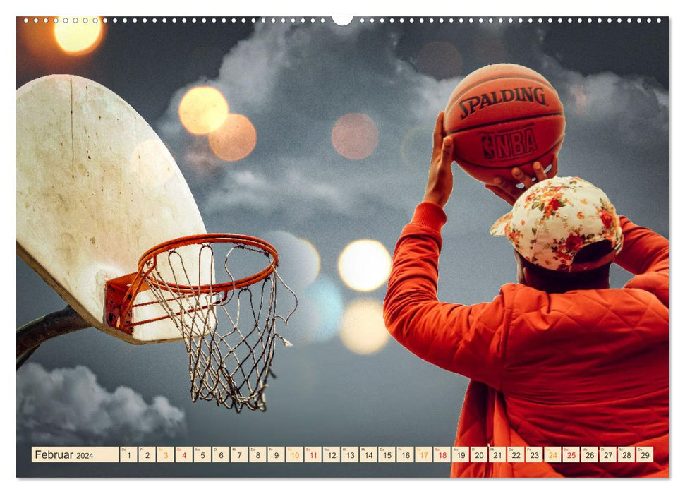 Basketball Liebe (CALVENDO Wandkalender 2024)