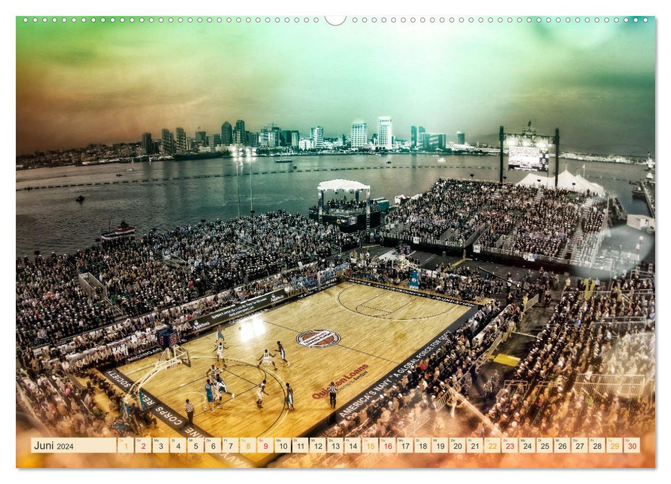 Basketball Liebe (CALVENDO Wandkalender 2024)