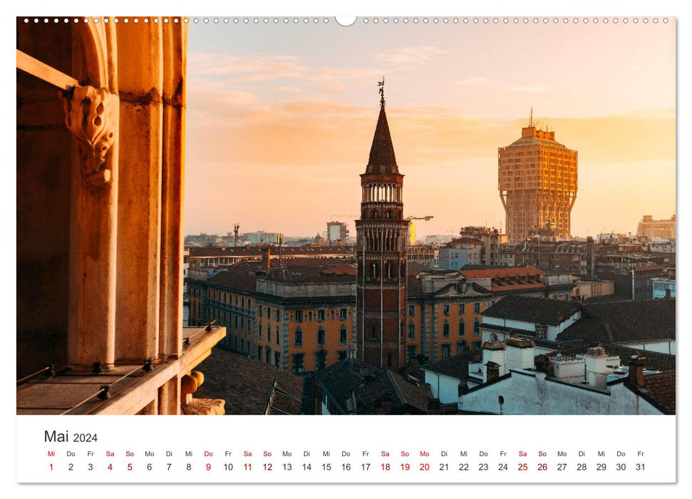 Mailand - Die ultimative Modestadt Europas. (CALVENDO Premium Wandkalender 2024)