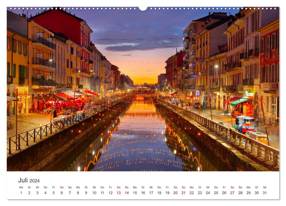 Milan – La ville de la mode par excellence en Europe. (Calendrier mural CALVENDO Premium 2024) 