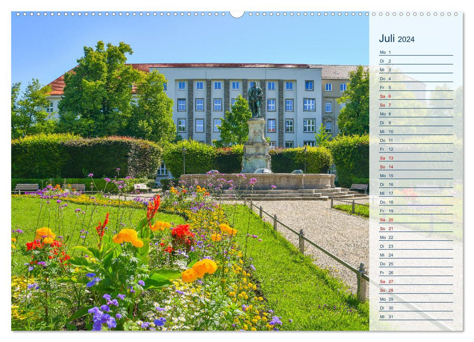 Romantisches Augsburg (CALVENDO Premium Wandkalender 2024)