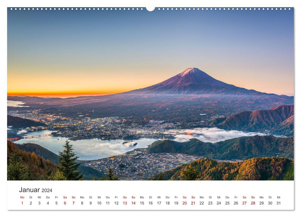 Japan - Im Land der aufgehenden Sonne. (CALVENDO Wandkalender 2024)