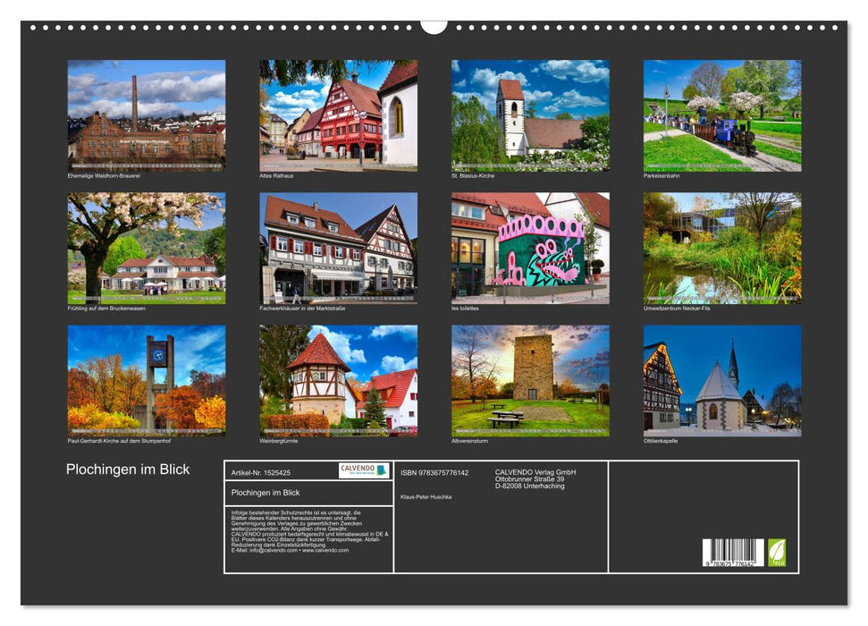 Plochingen im Blick (CALVENDO Wandkalender 2024)