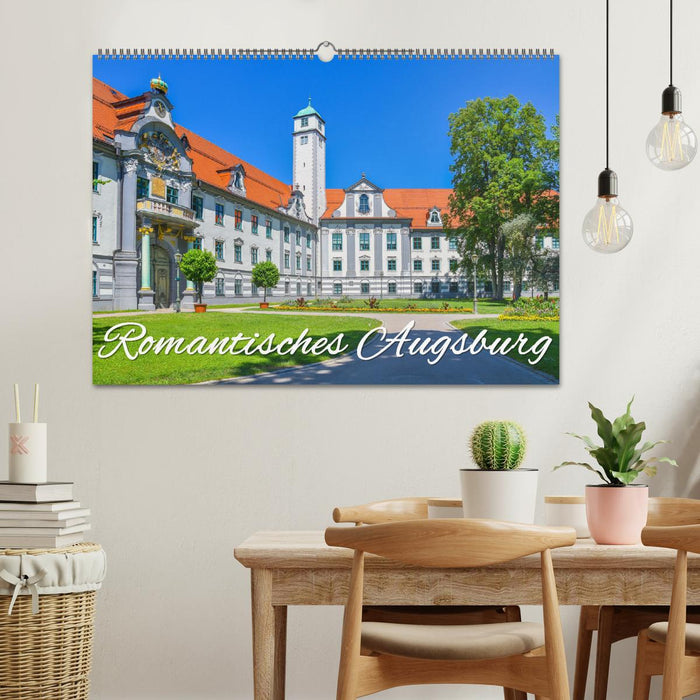 Romantisches Augsburg (CALVENDO Wandkalender 2024)